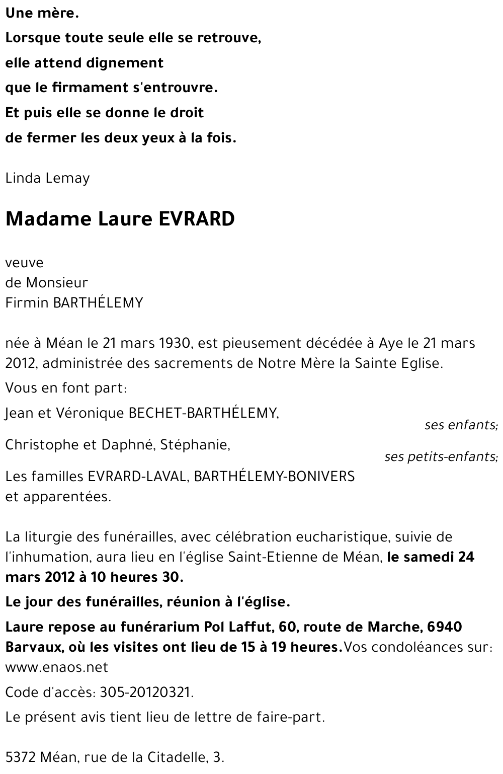 Laure EVRARD