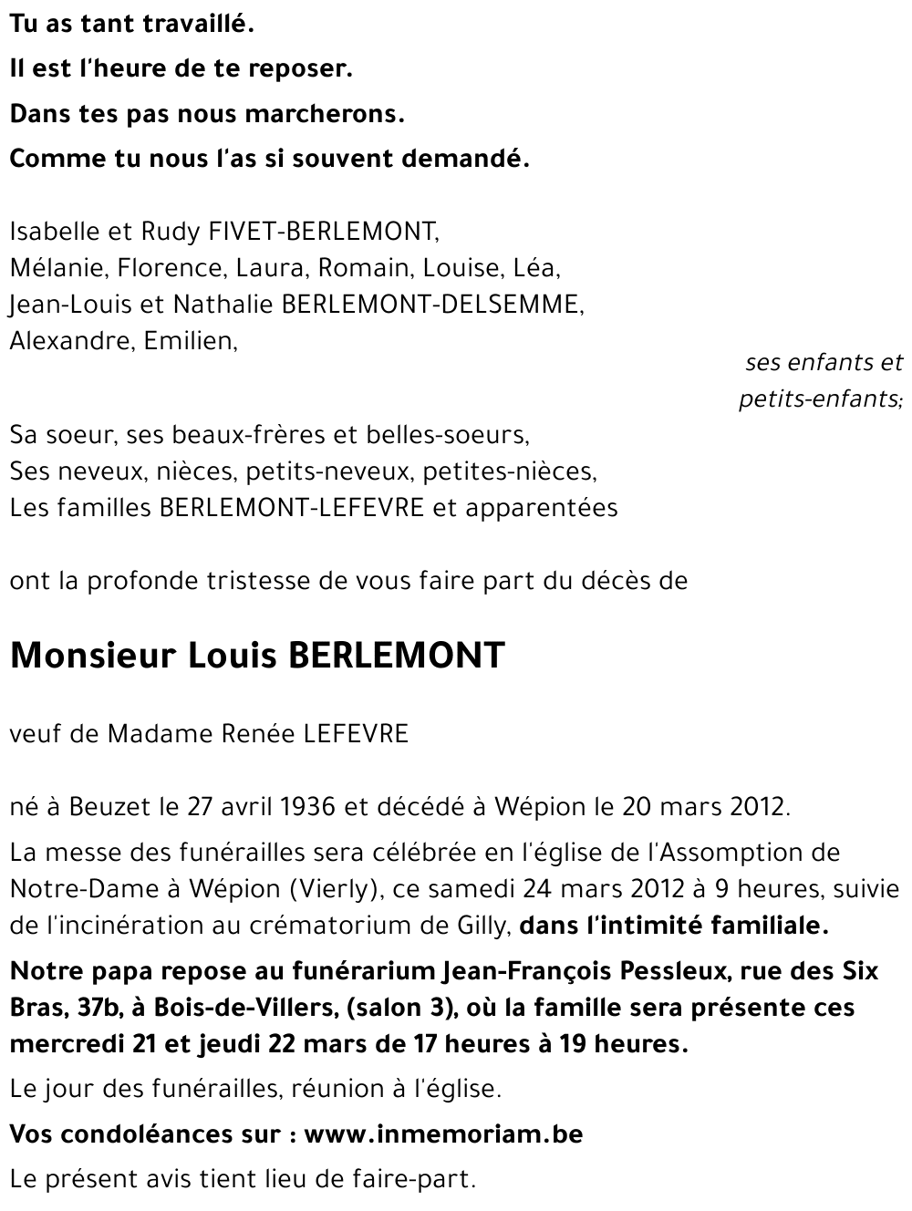 Louis BERLEMONT