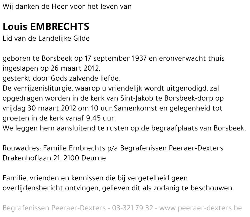 Louis Embrechts
