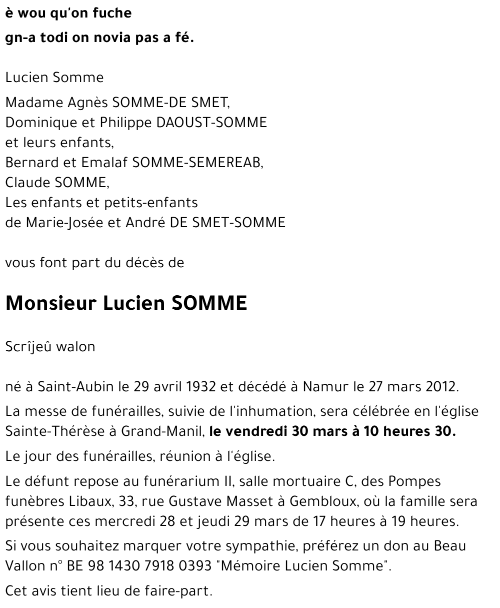 Lucien SOMME