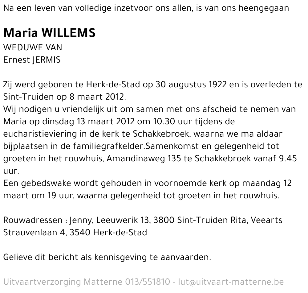 Maria Willems