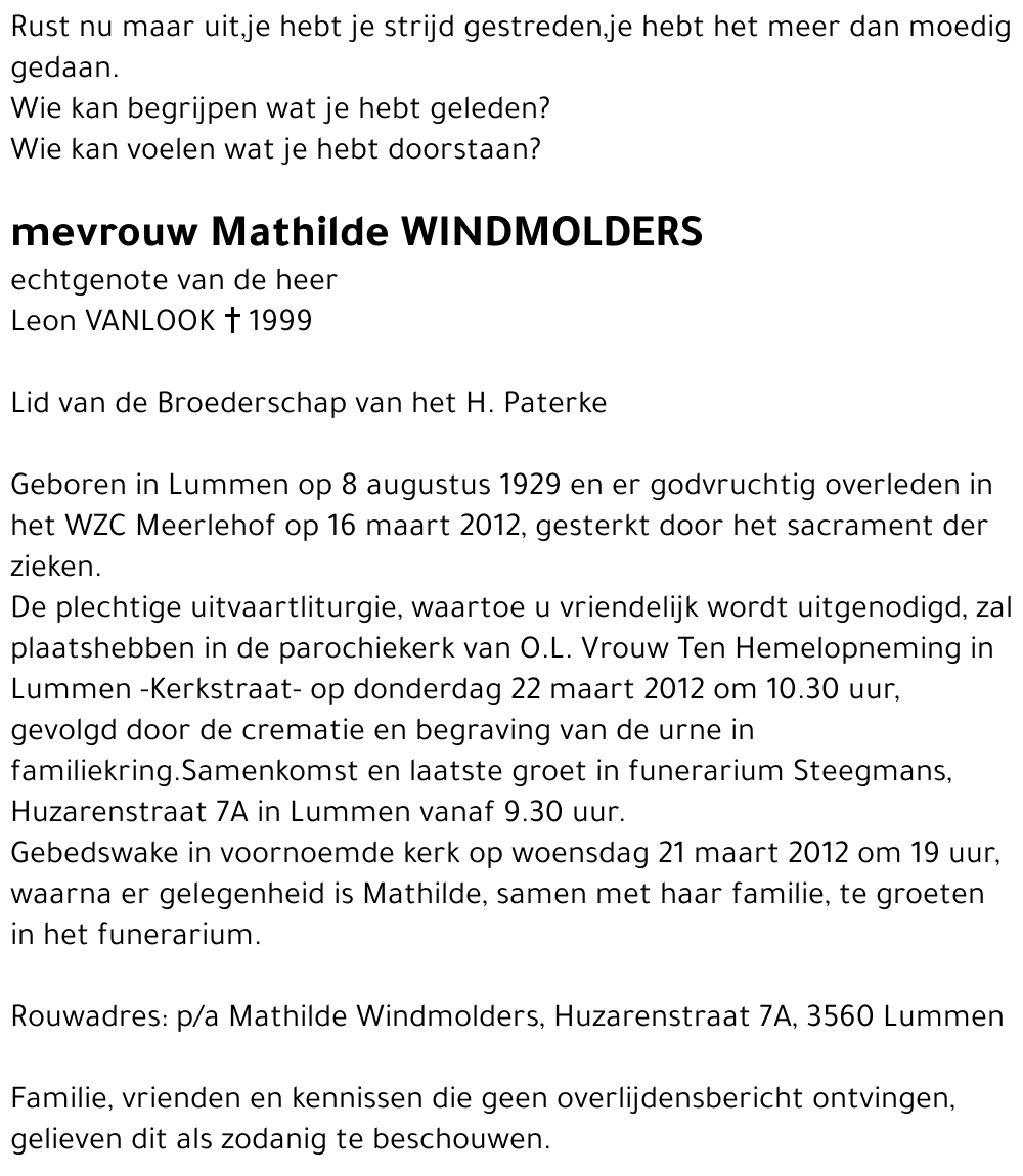 Mathilde Windmolders