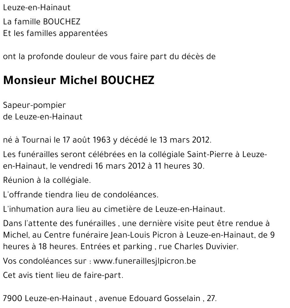 Michel BOUCHEZ