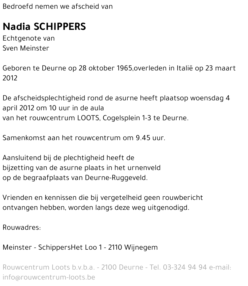 Nadia Schippers