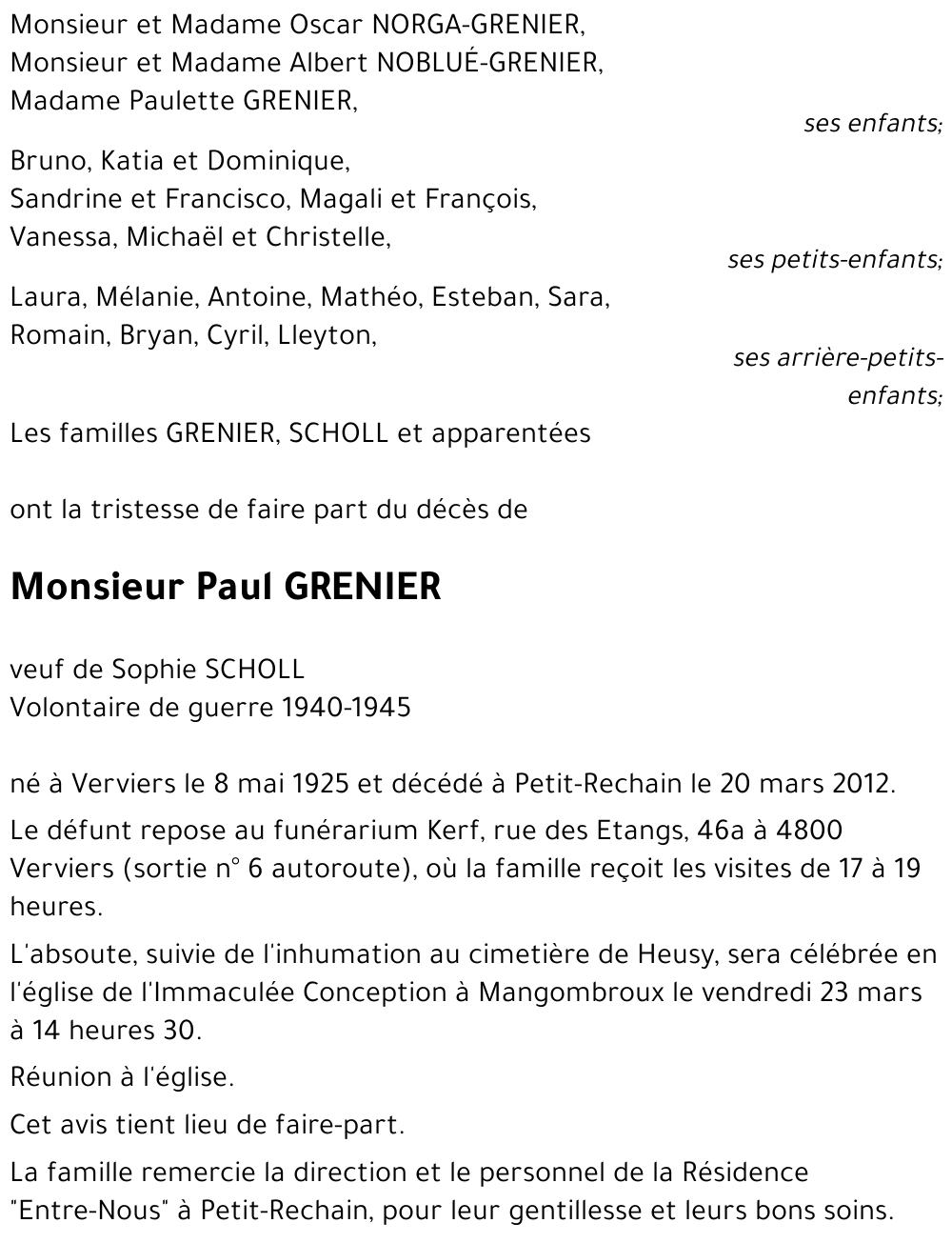 Paul GRENIER