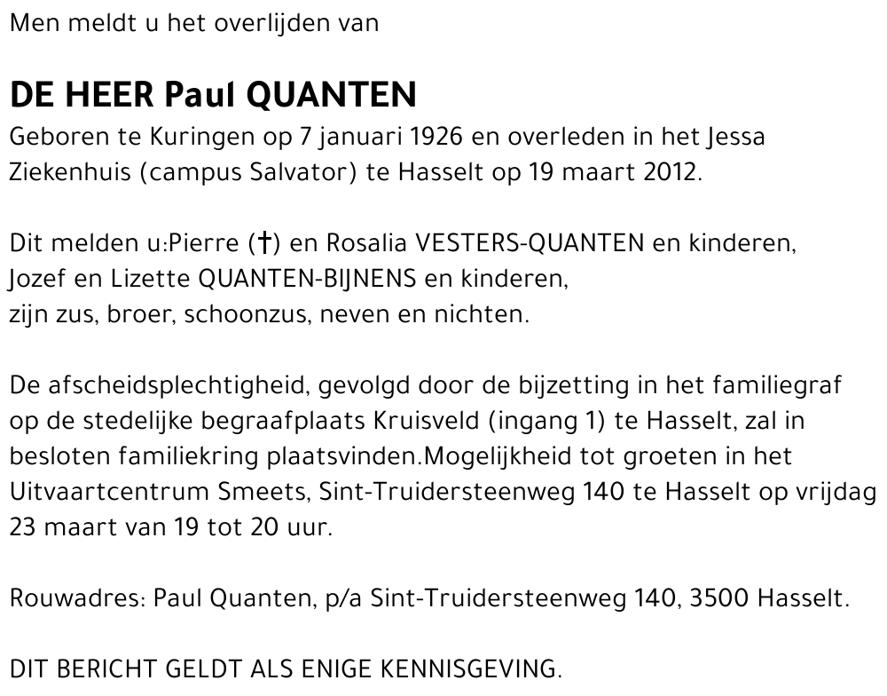 Paul Quanten