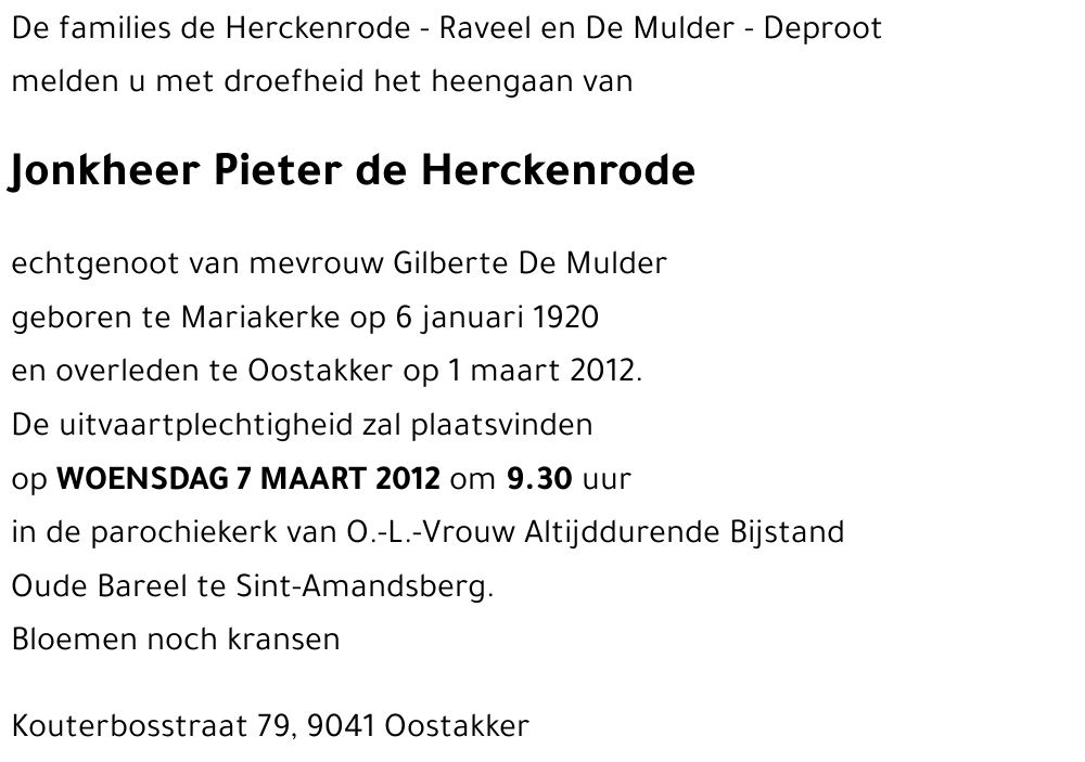 Pieter de Herckenrode