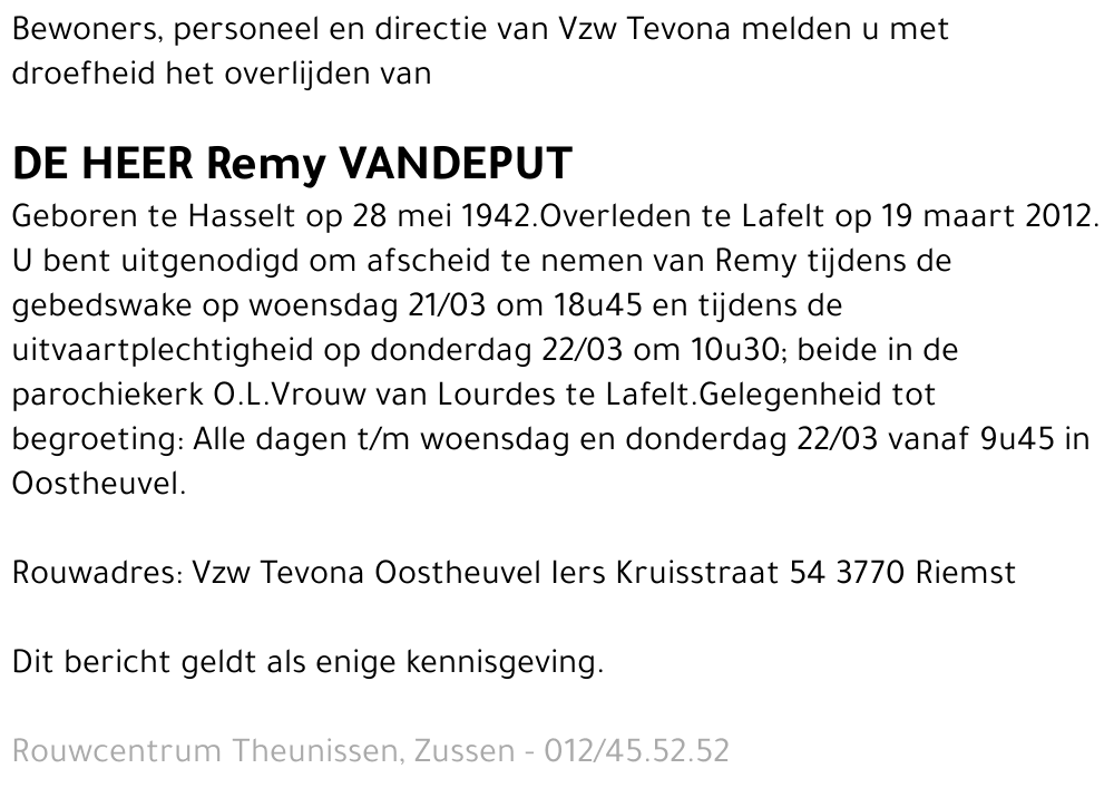 Remy Vandeput