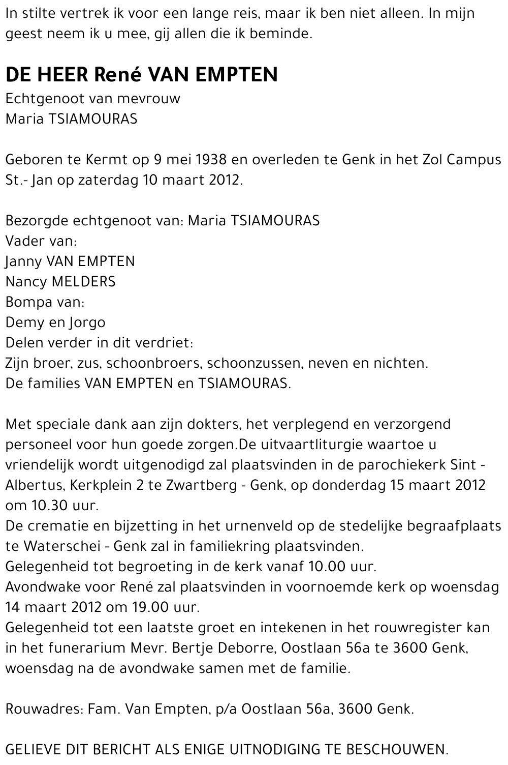 René VAN EMPTEN