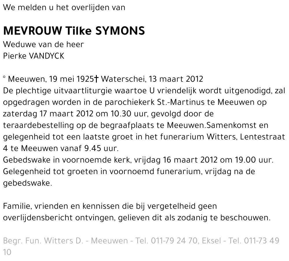Tilke Symons