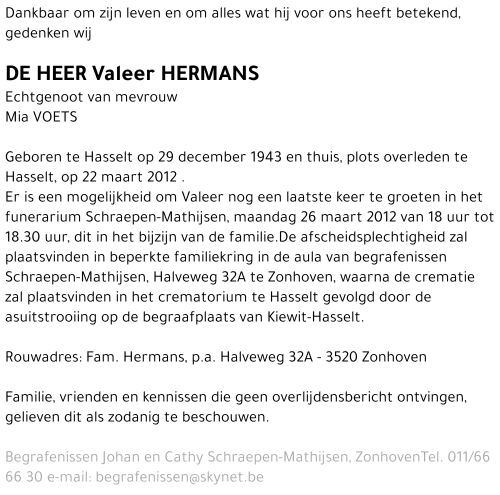 Valeer Hermans