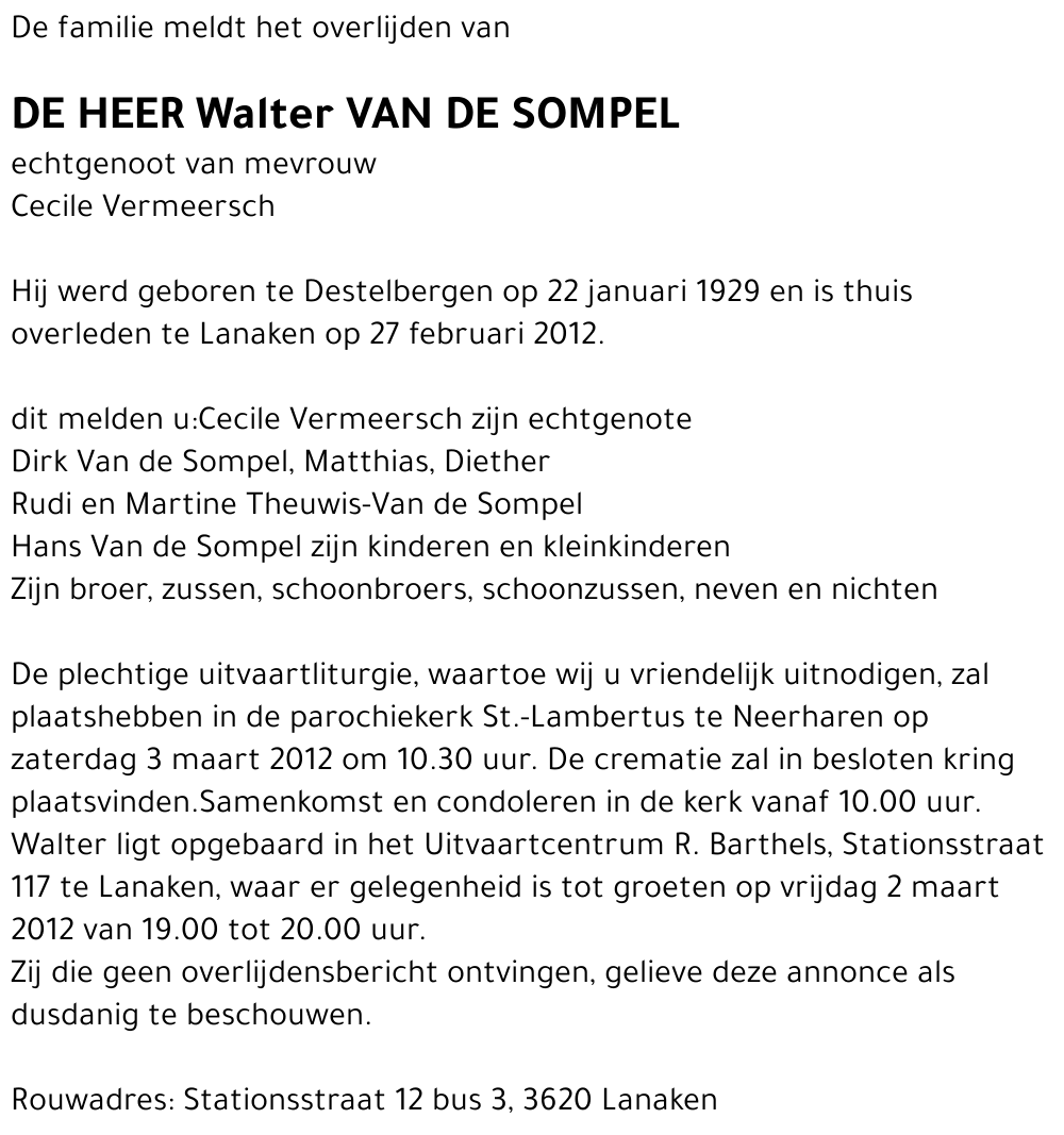 Walter Van de Sompel