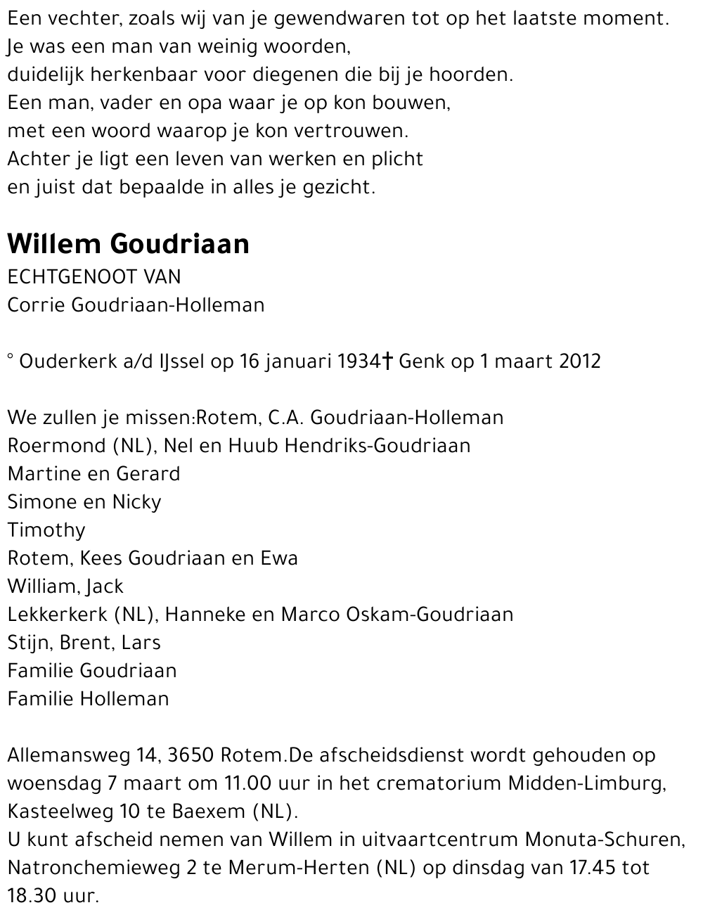Willem Goudriaan