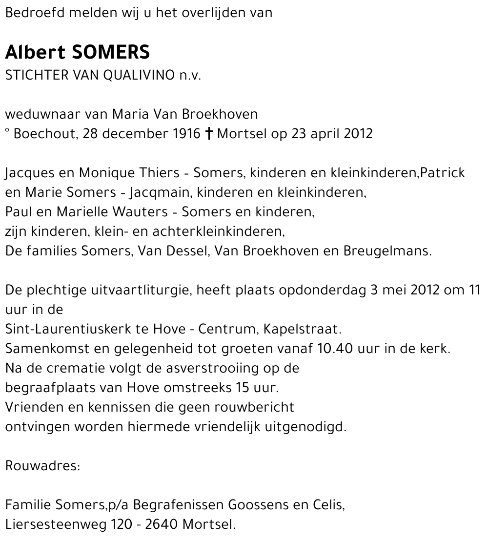 Albert Somers