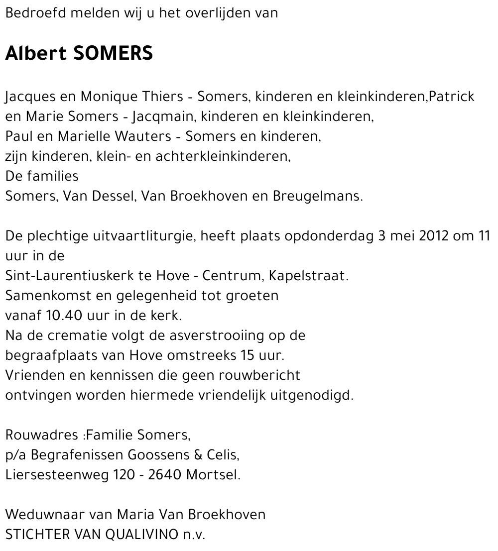 Albert Somers
