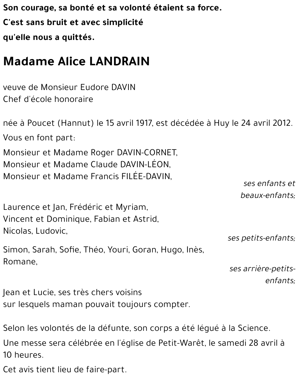 Alice LANDRAIN