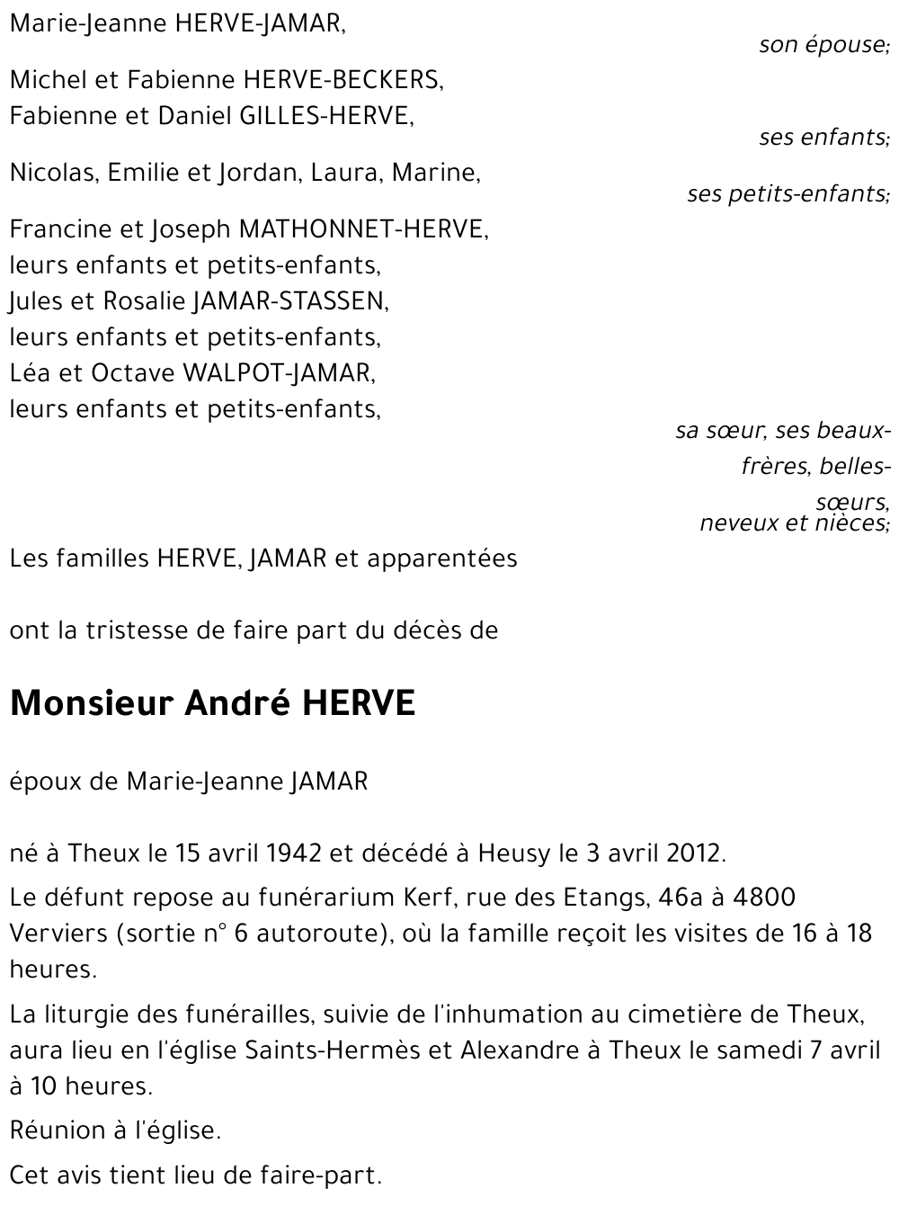 André HERVE