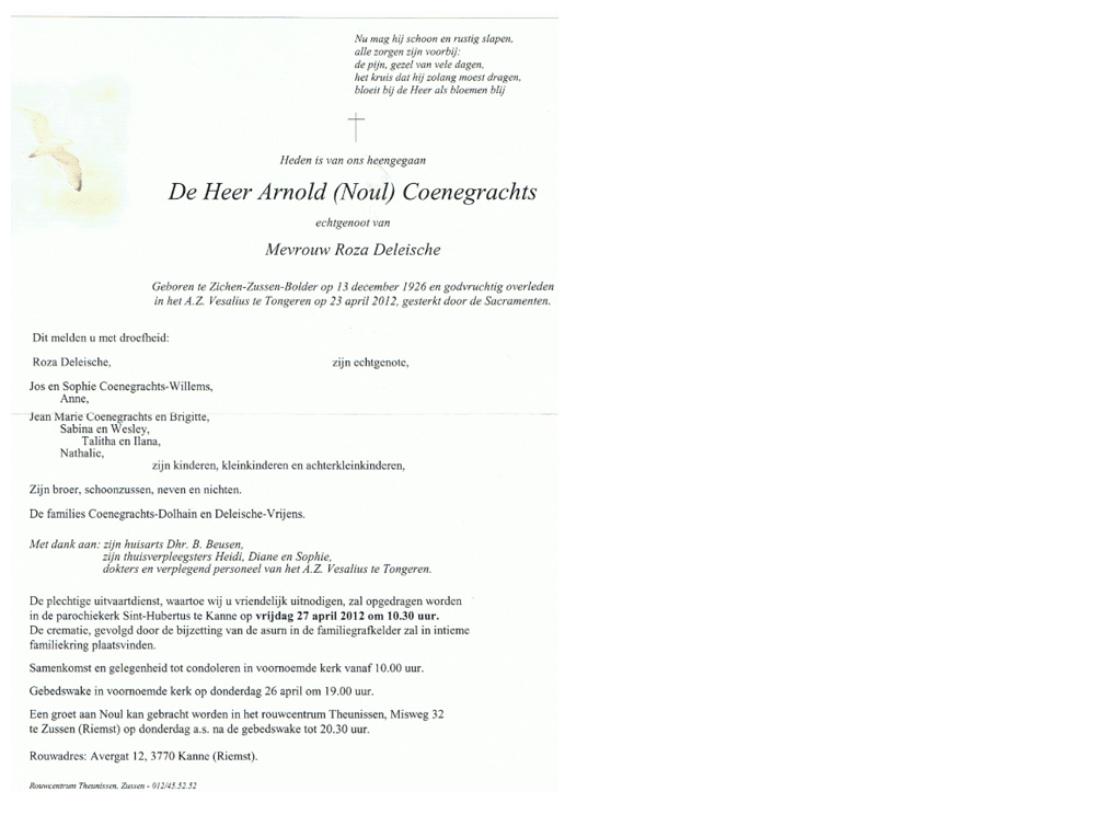 Arnold ( Noul ) Coenegrachts