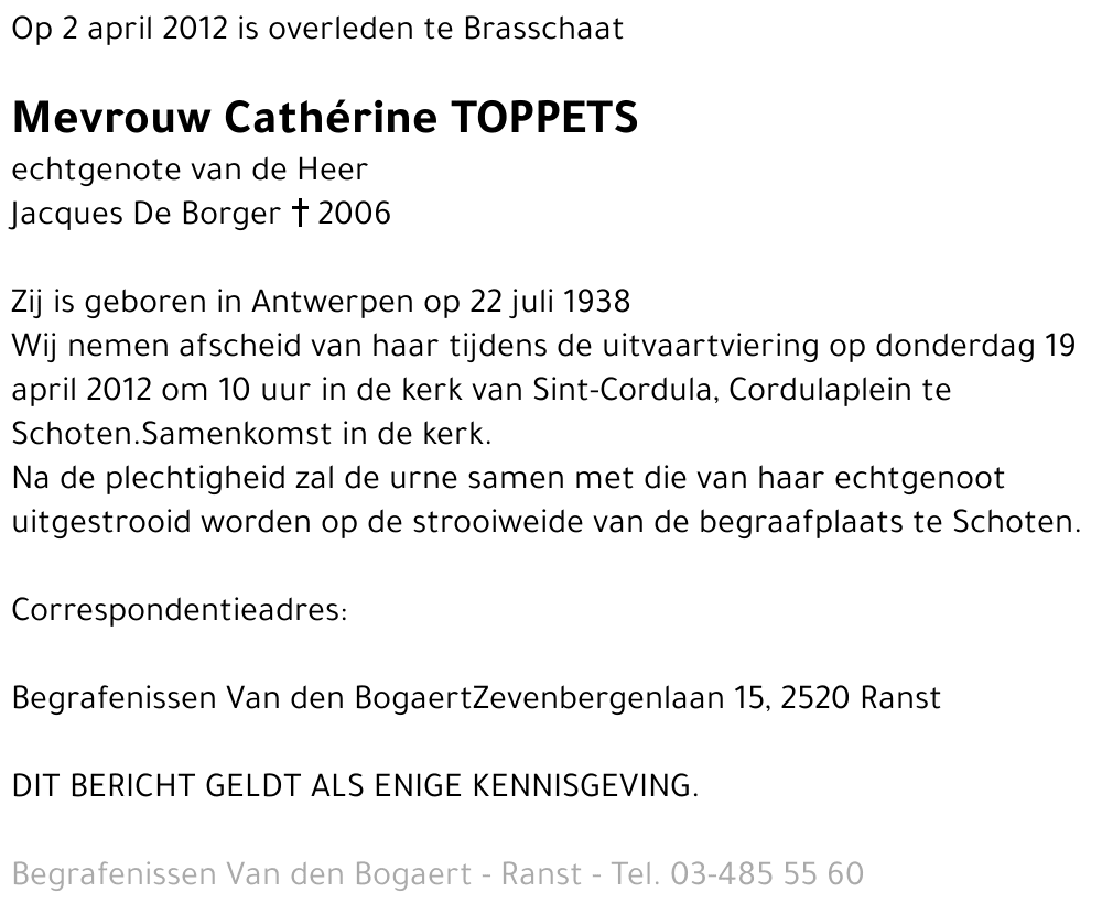 Cathérine Toppets