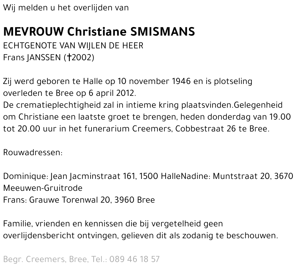 Christiane Smismans