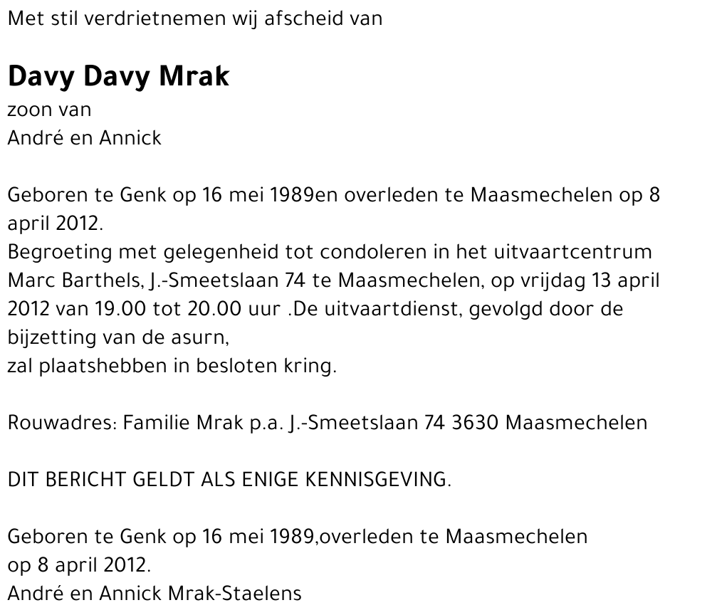Davy Mrak