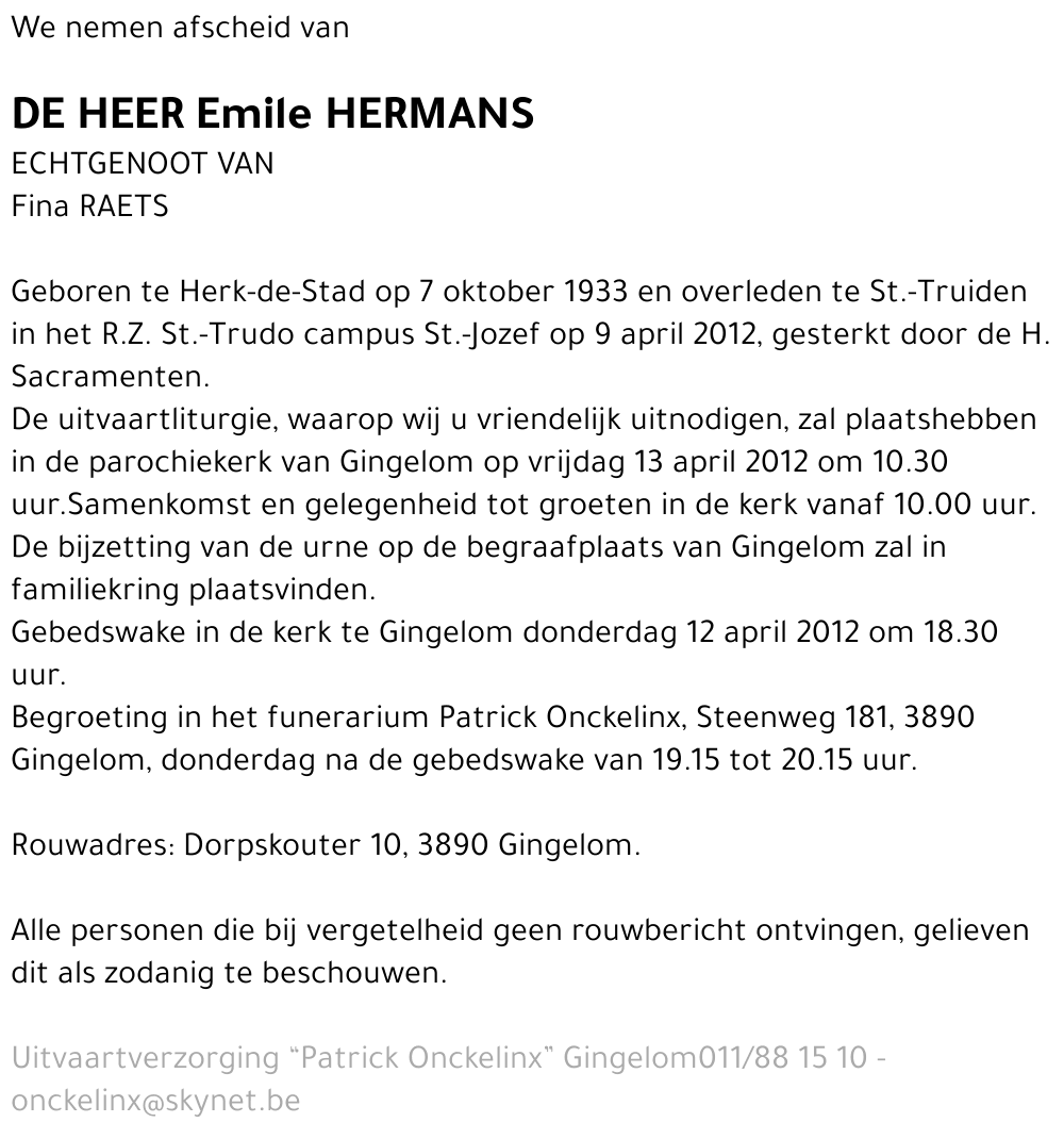 Emile Hermans