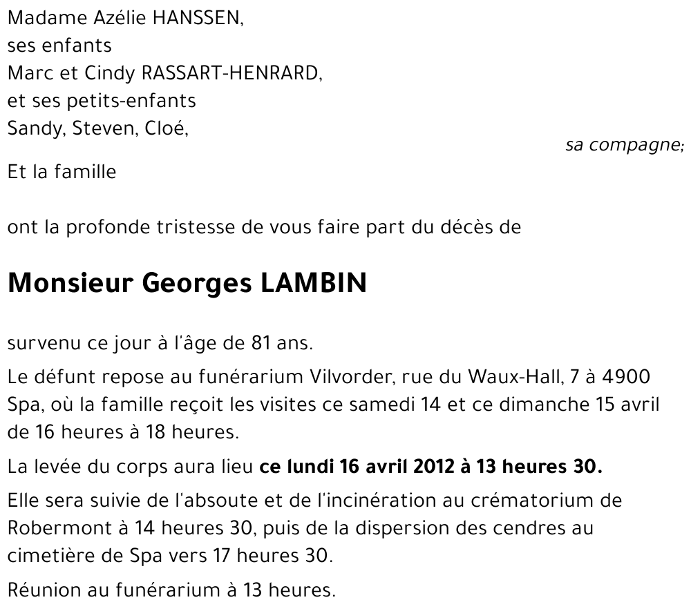 Georges LAMBIN