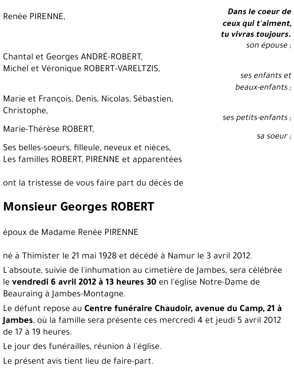 Georges ROBERT