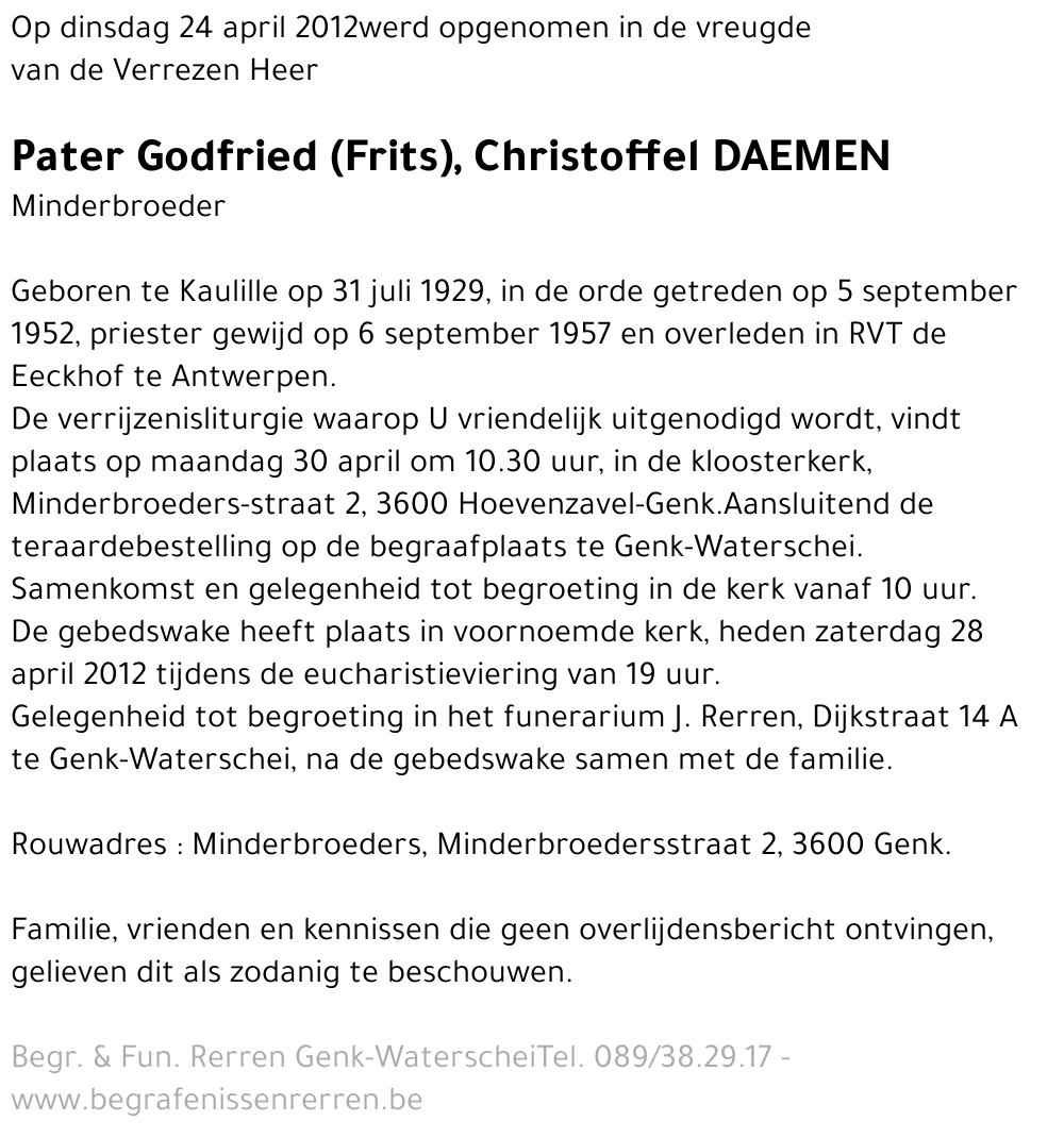 Godfried Daemen