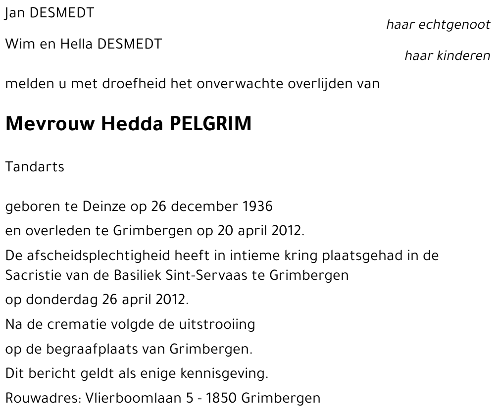 Hedda PELGRIM