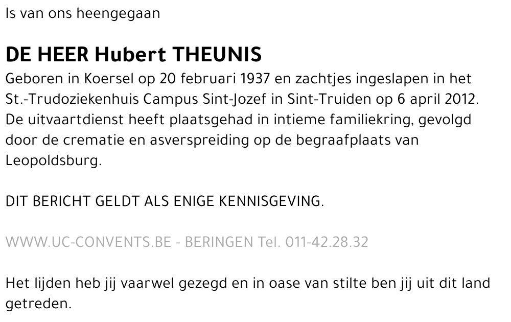 Hubert Theunis