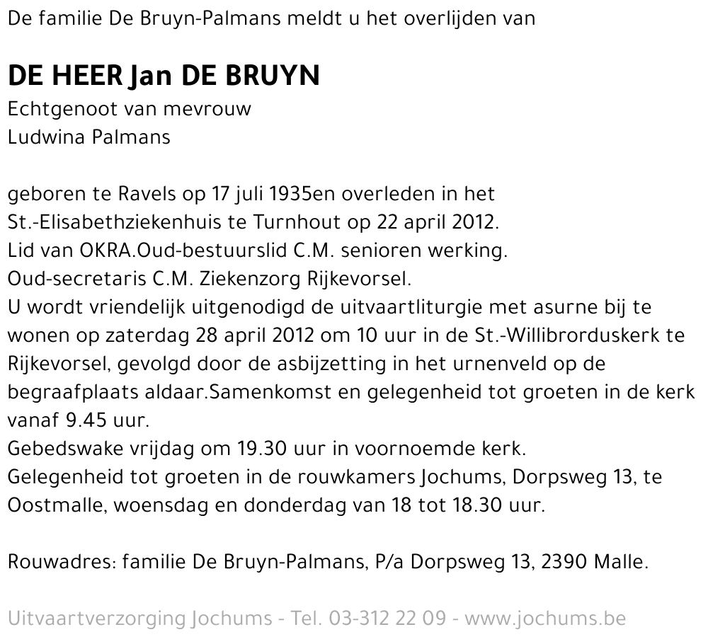 Jan De Bruyn