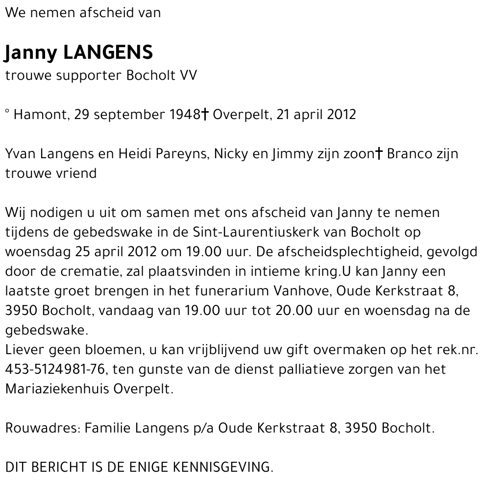 Janny Langens