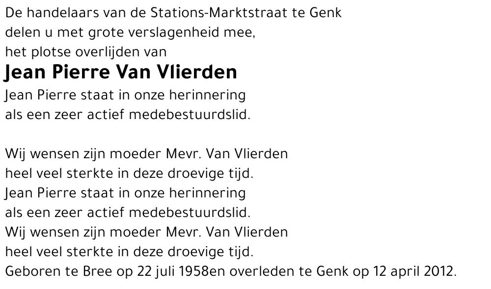 Jean Pierre Van Vlierden