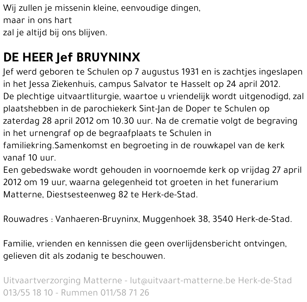 Jef Bruyninx