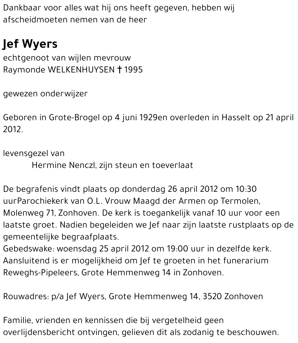 jef Wyers