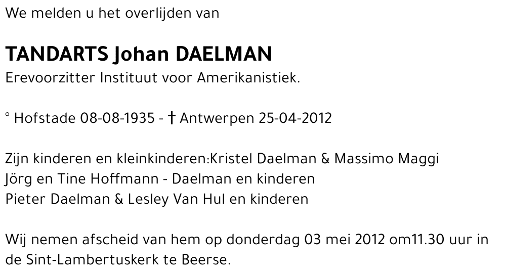 Johan Daelman