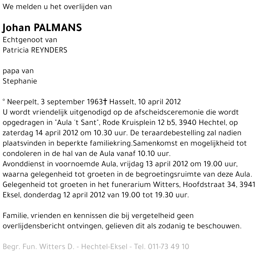 Johan Palmans