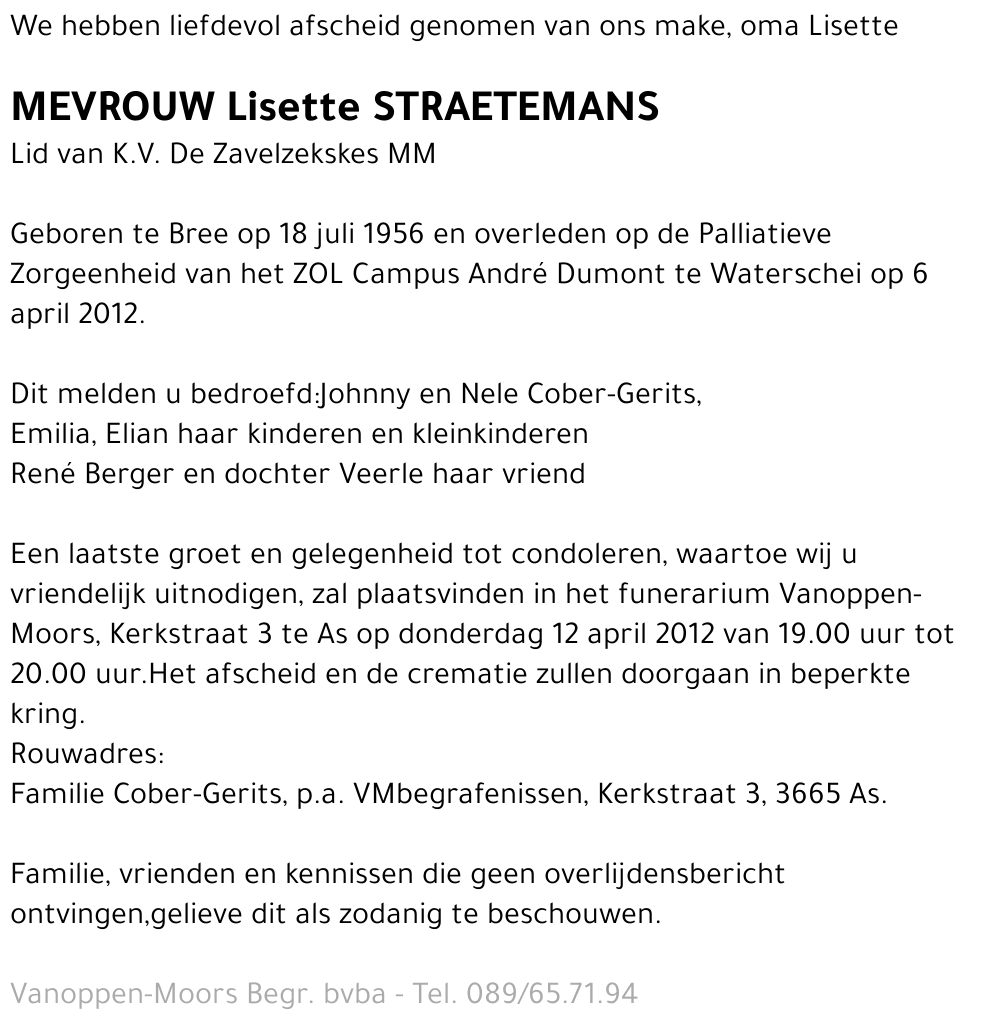 Lisette Straetemans