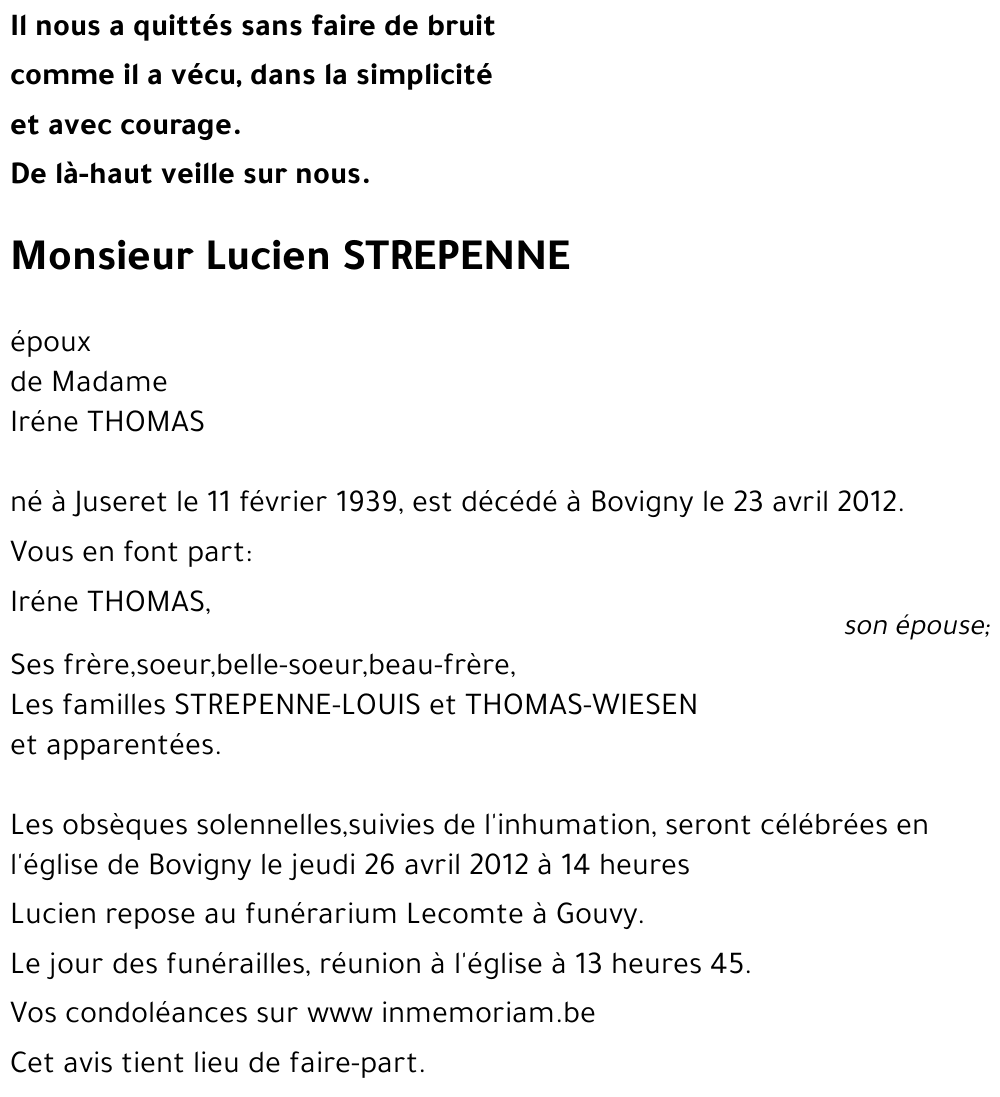 Lucien Strepenne