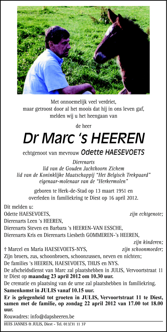 Marc 's Heeren