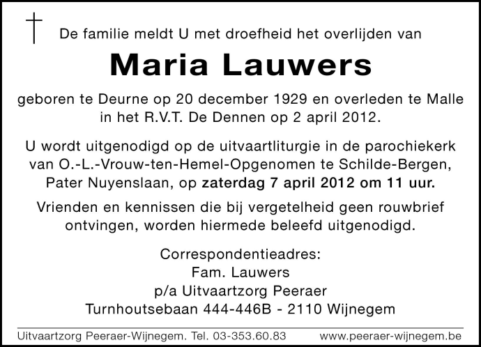 Maria Lauwers