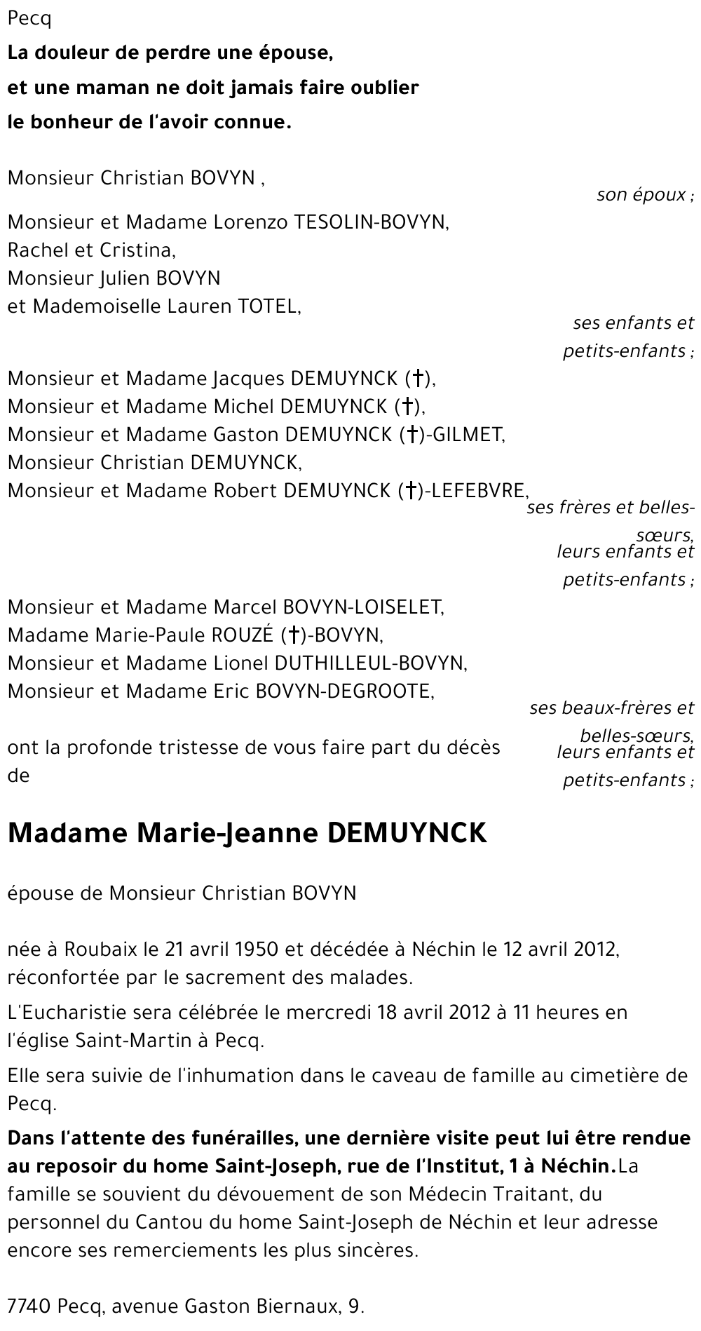 Marie-Jeanne Demuynck