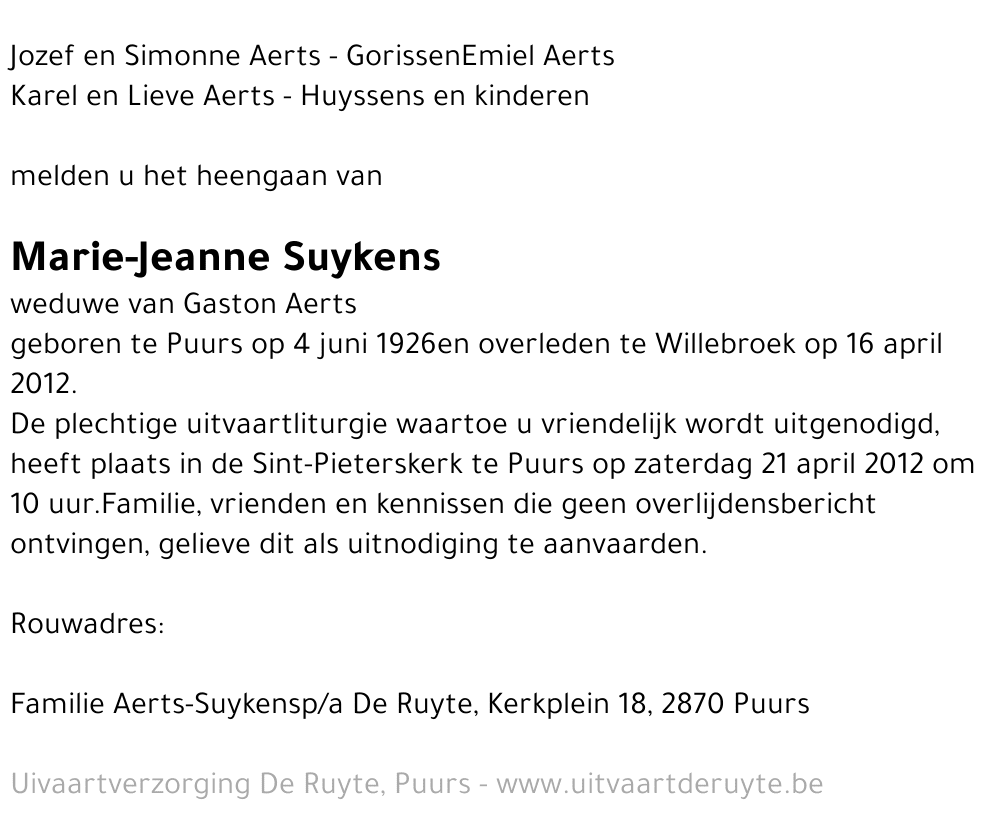 Marie-Jeanne Suykens