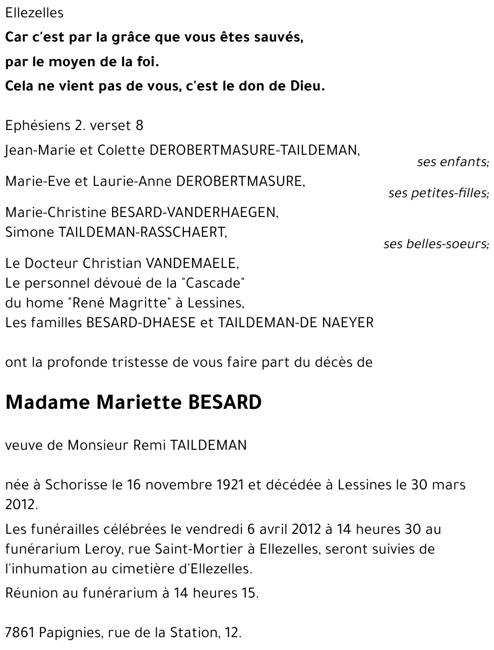 Mariette BESARD