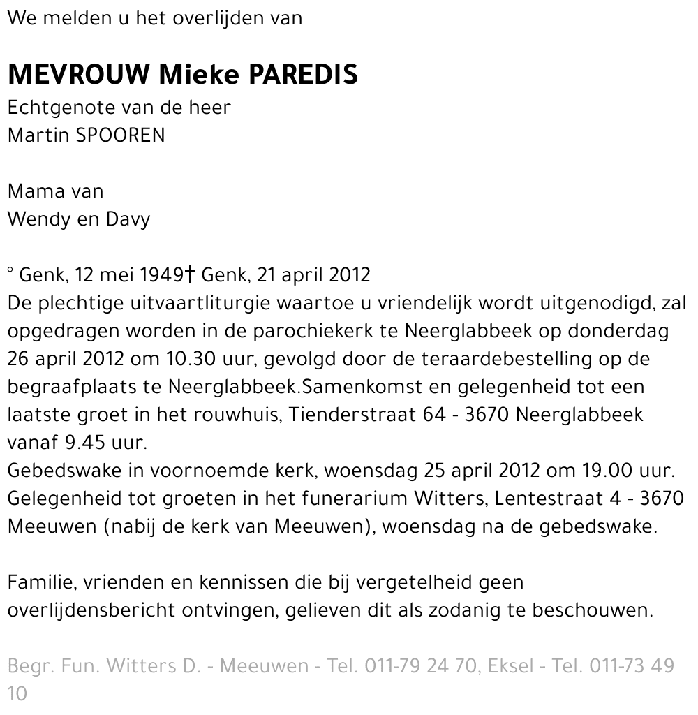 Mieke Paredis