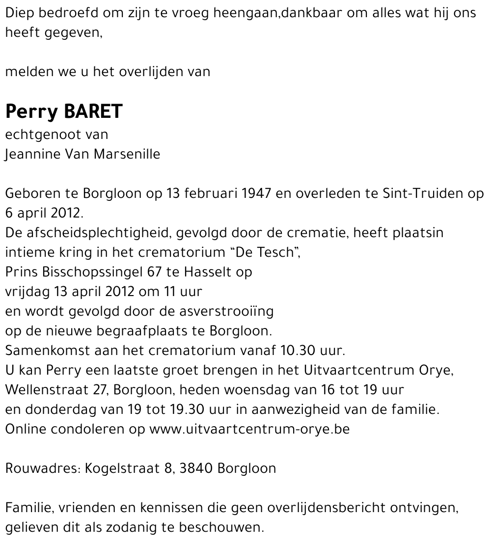 Perry Baret