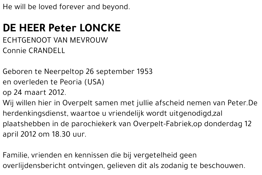 Peter Loncke