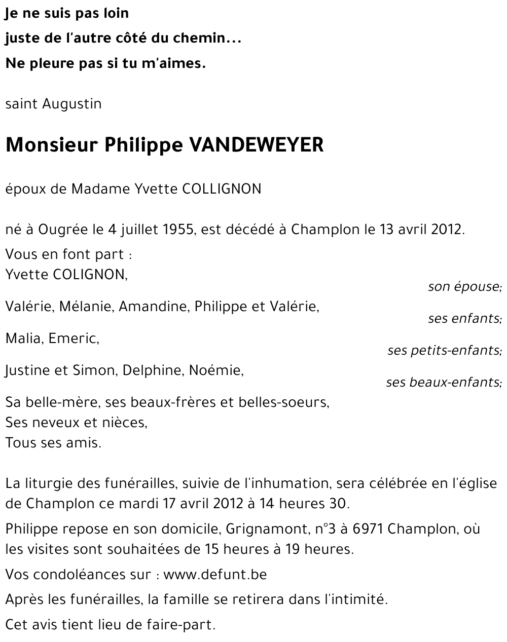 Philippe VANDEWEYER