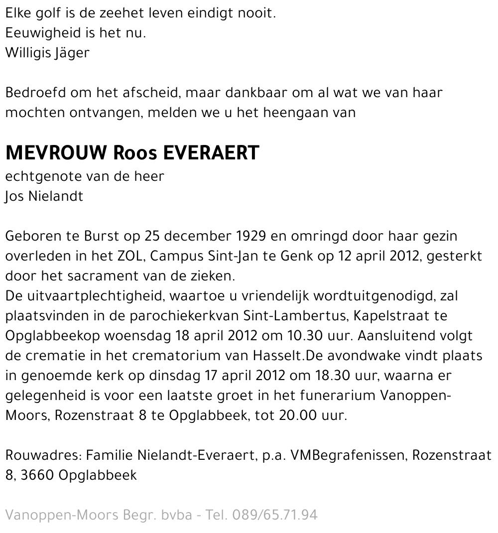 Roos Everaert